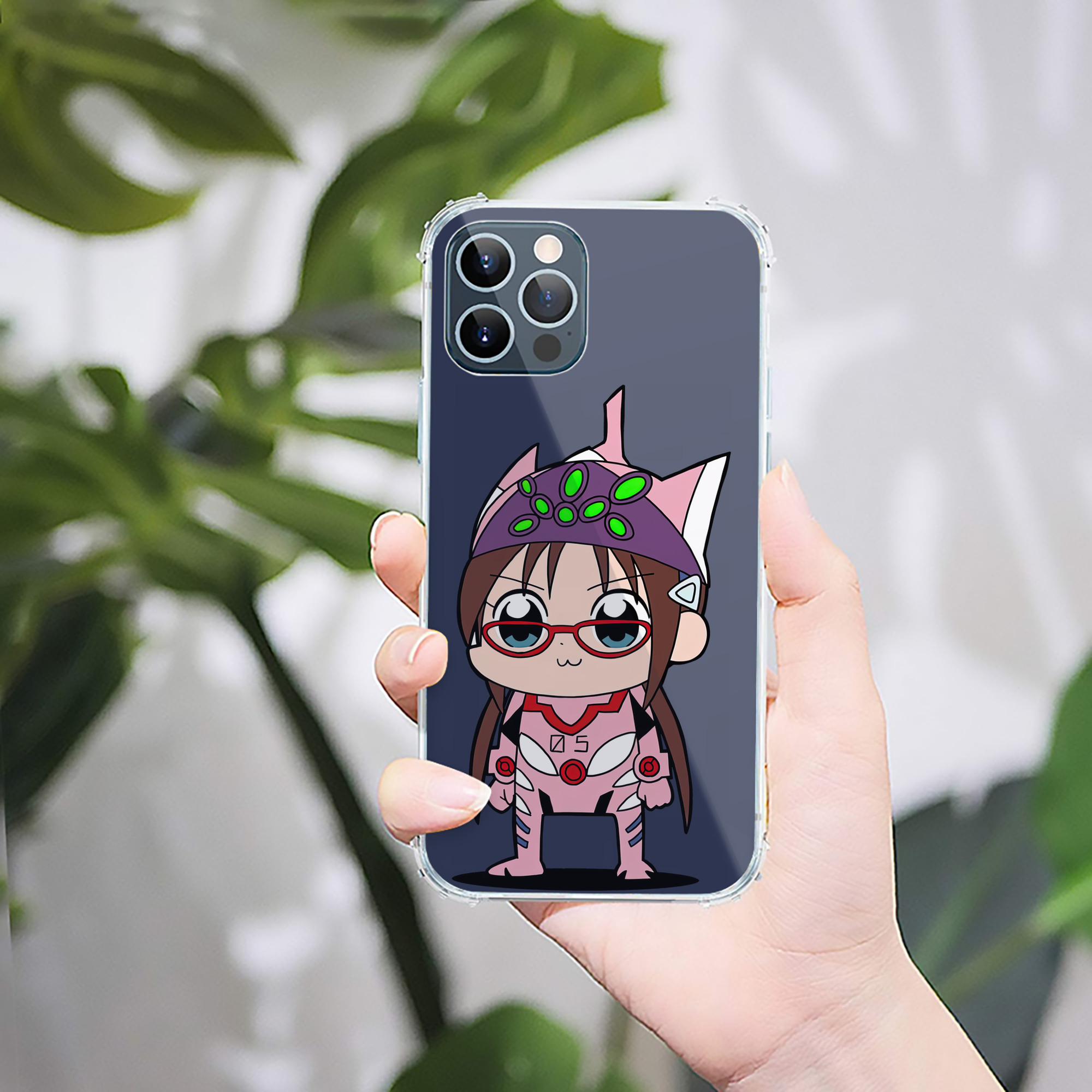 （画像用） EVA 新世紀エヴァンゲリオン 【iPhone 12シリーズ対応】透明スマホケース（クリアソフトケース）